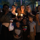 Mourners attend a vigil in Las Vegas on Monday for victims of Sunday’s mass murder. Image via Getty.
